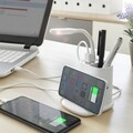 InnovaGoods Többfunckiós telefontöltő wirelessel 5 az 1-ben, USB, 8.8x7x9 cm