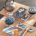 Brandani V1 12 darabos Sushi szett, 31x29x6 cm, porcelán/bambusz