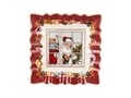 Tálalótál, Villeroy & Boch, Toy's Fantasy Santa Square, 23 cm, prémium porcelán, kézzel festett