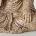 Niamey Buddha Dekoráció, Boltze, 28 cm, poligyanta, bézs