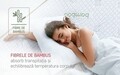 Saltea Ortopedica, Hipoalergenica, Premium Bamboo Memory Latex, 140x190 cm, Arcuri Pocket, 7 Zone de Confort