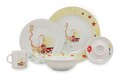 Kutahya Porselen Étkészlet gyerekeknek, CRN05MT9014080, 5 darabos, porcelán, színes