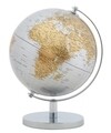 Globe Silver Fénydekoráció, Mauro Ferretti, Ø20x28 cm, ezüstszín