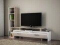 Comoda TV, Wooden Art, Simal White Cordoba, 168.2x120x29.5 cm