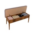 Bancheta Vina 0701 - 1 - Soho, Walnut, Vella, 110x40x51 cm,