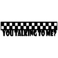 Decoratiune de perete, You Talking To Me, Tanelorn, 70x18 cm, metal