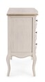 Comoda Clarisse, Bizzotto, 80 x 40 x 80 cm, lemn de paulownia/MDF