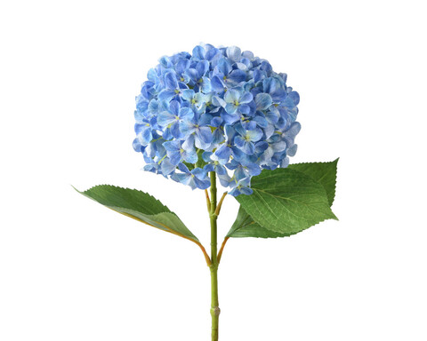 Floare artificiala Hydrangea, Decoris, 25 x 67 cm, poliester, albastru