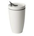 Kávéscsésze, Villeroy & Boch, To Go kávéscsésze, vízzáró, 350 ml, prémium porcelán / szilikon