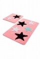 Set 2 covorase de baie, Chilai, All Star Candy Pink, multicolor