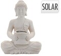 Lampa solara de gradina Buddha, 21x14x28 cm, ceramica