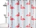 Flex Flamingo zuhanyfüggöny, Weko, 180x200 cm, 100% poliészter, többszínű