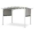 Gazebo Kerti pavilon, Shadow, L.360 l.269 H.225 cm, acél, fehér/szürke