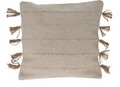 Perna decorativa Rib Line, 45x45 cm, bumbac, natural