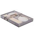 Set 7 piese pentru sushi Excellent Houseware, portelan, alb