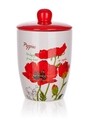 Tartály Red Poppy tetővel, bankett, 600 ml, kerámia