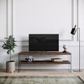 Comoda TV Neostill TV1003, 120 x 35 x 45 cm, walnut