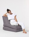 Siesta Kihúzható fotel, Ferndale Bean Bag, 55 - 180 cm, vízhatlan poliészter, hamuszürke