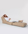 Siesta Kihúzható fotel, Ferndale Bean Bag, 55 - 180 cm, poliester impermeabil, nyérc bézs