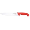 Cutitul bucatariului profesional, Cooking by Heinner, 26 cm, inox, rosu