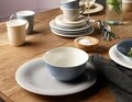 8 részes asztalkészlet, mint a Villeroy & Boch, Color Loop Rose, prémium porcelán, rózsaszín