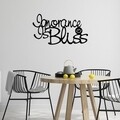 Decoratiune de perete, Ignorance Is Bliss, Tanelorn, 60x34 cm, metal