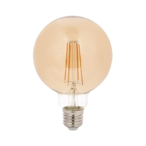 Sage LED Izzó, G95 Gün Işığı Amber, 7 W, 3000K, 720 Lm, üveg