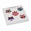 Taburet pliabil cu spatiu de depozitare Big Owls, Heinner Home, 37.5 x 38 x 38 cm, PVC, multicolor