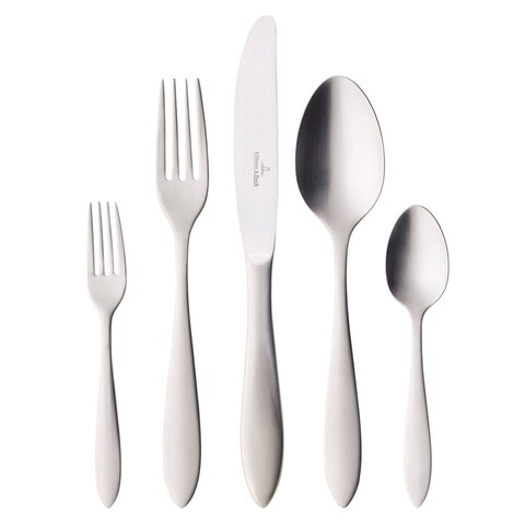 Villeroy & Boch 30 darabos Evőeszköz készlet, Arthur Cutlery Brushed, 18/10 rozsdamentes acél