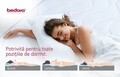 Saltea Ortopedica Argento Memory 160×200 cm, 7 zone, memory foam, H 19 cm, anatomica, husa hipoalergenica