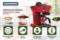 Espressor Charm, Heinner, 800 W, 250 ml, rosu