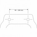 WC-fedél automatikus leeresztőrendszerrel Hawaii, Wenko, 44,5 x 37,5 cm, duroplaszt / akril, többszínű