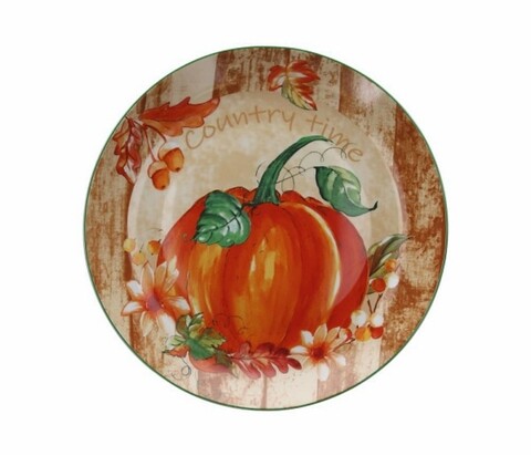 Tognana Kerek szervírozó tál, Pumpkin, 30 cm Ø, porcelán, színes