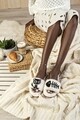 Papuci de casa dama Funky Steps, Mila White, marimea 37-38