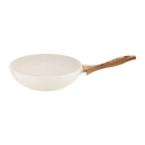 Tigaie wok Ambition Nature, invelis stone effect, 26 cm, aluminiu