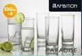 6 db-os long drink pohár szett Paradise, Ambition, 330 ml, üveg