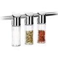 Set 3 recipiente pentru condimente Monti, Tescoma, 14 cm, inox, argintiu