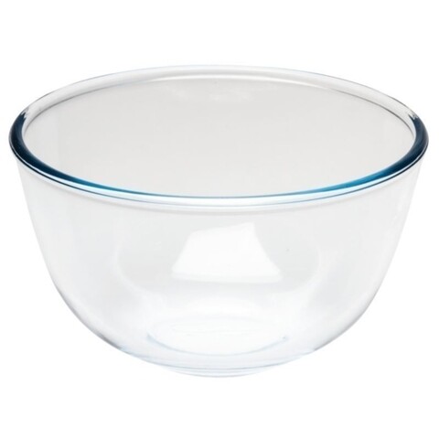 Kerek tároló, Pyrex, 0,5 L, hőálló üveg