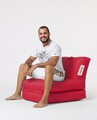 Siesta Kihúzható fotel, Ferndale Bean Bag, 55 - 180 cm, vízhatlan poliészter, piros