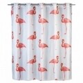 Flex Flamingo zuhanyfüggöny, Weko, 180x200 cm, 100% poliészter, többszínű