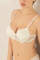 Set lenjerie intima sutien si chiloti, 999MRE1646 - 75, Miorre, 85% poliamida/15% elastan, Ecru