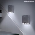 Lumtoo 2 darabos LED fény mozgásérzékelővel, InnovaGoods, elemmel, 2.6x6.3x6.7 cm