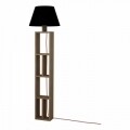 Lampadar Homitis, Giorno - Sonomo, Black, 45x45x163.5 cm