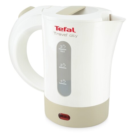 Elektromos vízforraló, Tefal, utazáshoz, 0,5 L, műanyag