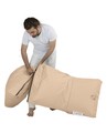 Siesta Kihúzható fotel, Ferndale Bean Bag, 55 - 180 cm, poliester impermeabil, nyérc bézs