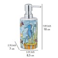 Dozator sapun lichid, Wenko, Ocean Life, 360 ml, ceramica, multicolor