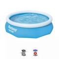 Piscina gonflabila Bestway Fast Set 57270 cu pompa de filtrare, 305x76 cm, PVC