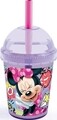 Minnie Pohár szívószállal, Disney, 250 ml, műanyag