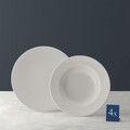 For Me 8 darabos Étkészlet, Villeroy & Boch, prémium porcelán, fehér/krémszín