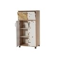 Cabinet cu roti pentru bucatarie Kiler 736, Vella, 60x36x116 cm